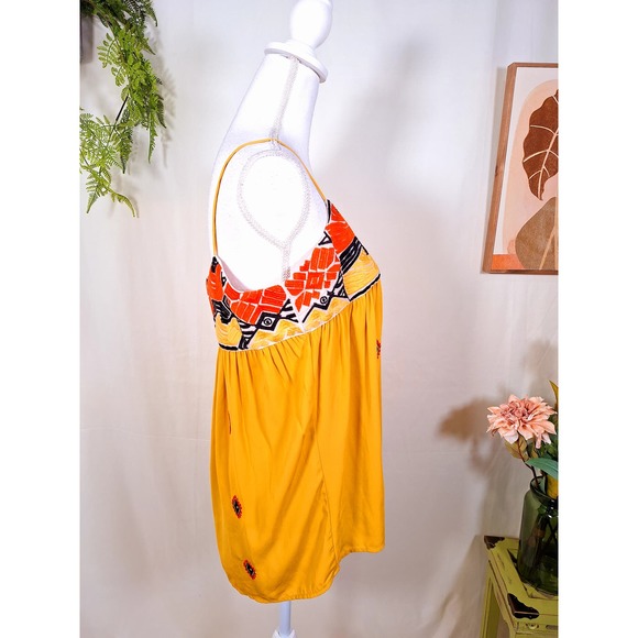 THML Women's Blouse Embroidered Size Medium - Picture 5 of 9